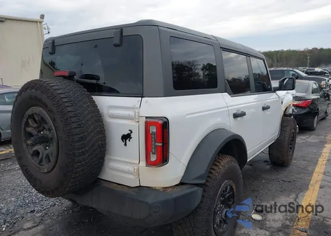 2024 Ford Bronco Wildtrak z USA, uszkodzony, nr VIN 1FMEE2BP0RLA67010